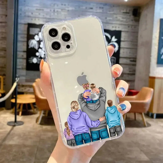 Super Mom And Super Dad Baby Family Phone Case