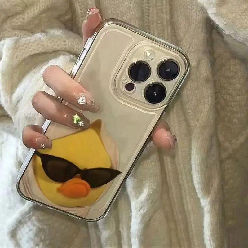 The Little Yellow Duck Wearing Sunglasses Phone Case