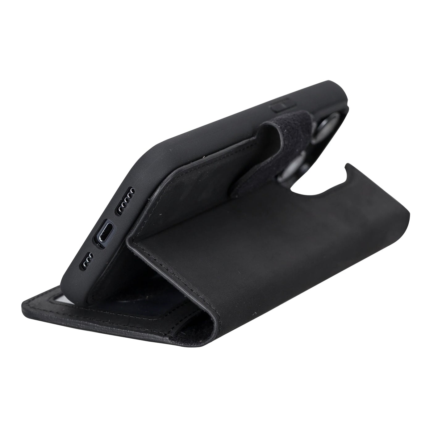 Liluri iPhone 14 Pro Detachable Leather Wallet Case