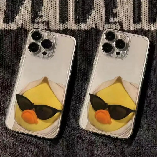The Little Yellow Duck Wearing Sunglasses Phone Case