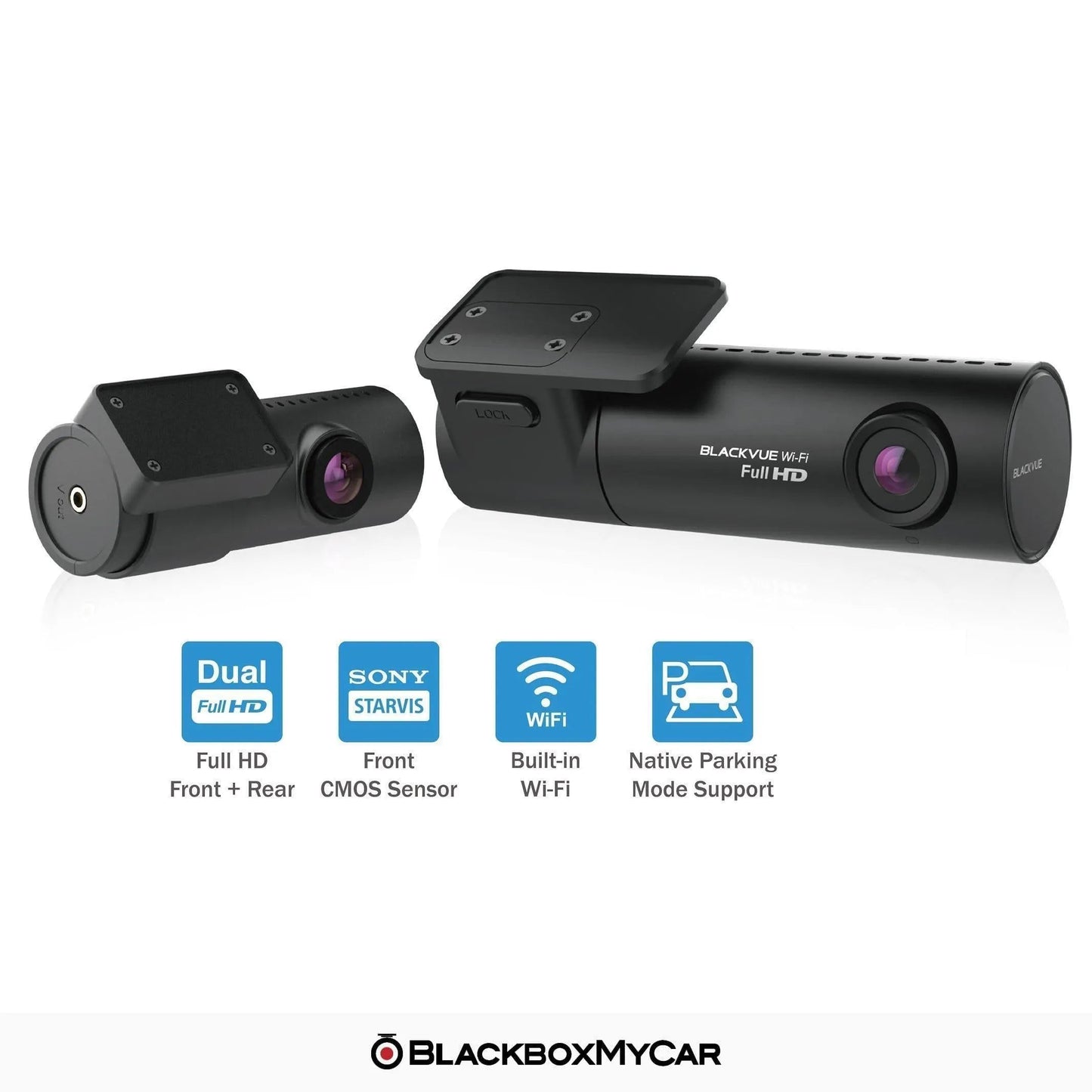 BlackVue DR590X-2CH Plus Dual Full HD Dash Cam with GPS