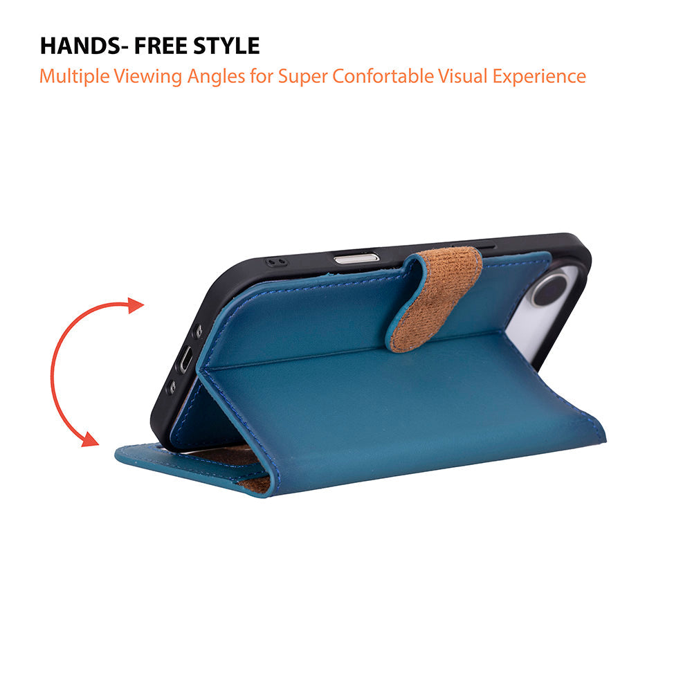 Magic iPhone 17 Air Leather Detachable Wallet Case