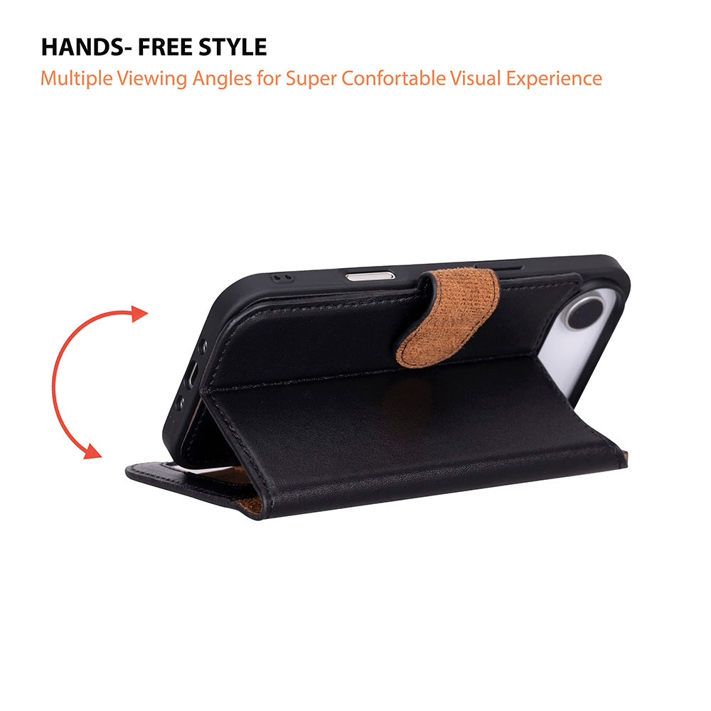 Magic iPhone 17 Air Leather Detachable Wallet Case