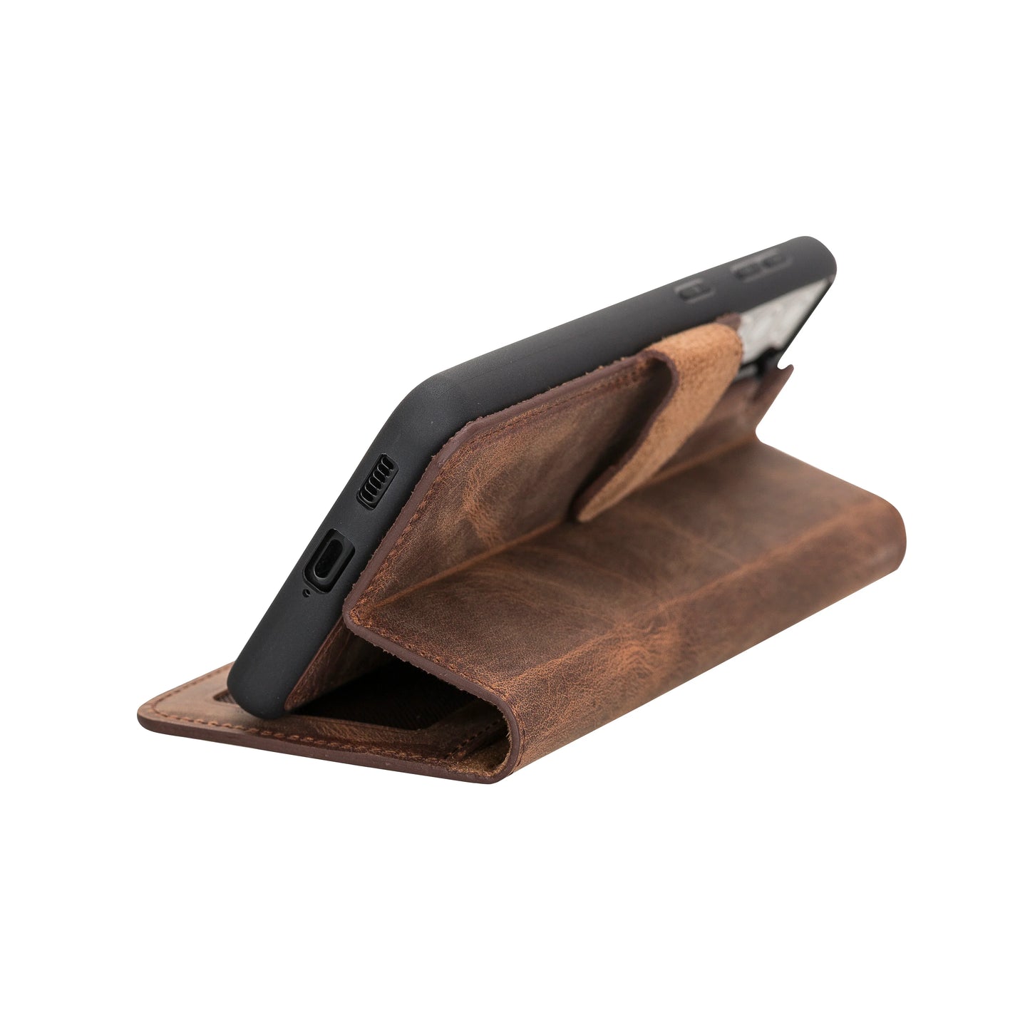 Liluri Samsung Galaxy S21 Plus Detachable Leather Wallet Case