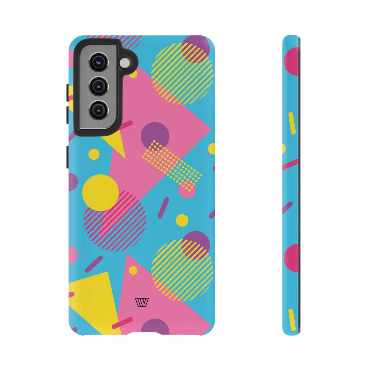 80s / 90s RETRO PATTERN LIGHT BLUE | Tough Phone Case