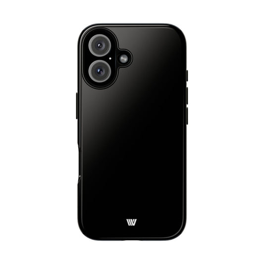 JET BLACK | Tough Phone Case