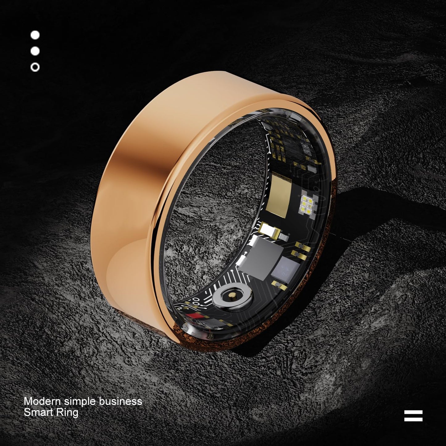 Smart Ring Health Tracker Smart Ring For Men And Women,IP68 Waterproof Level Bluetooth