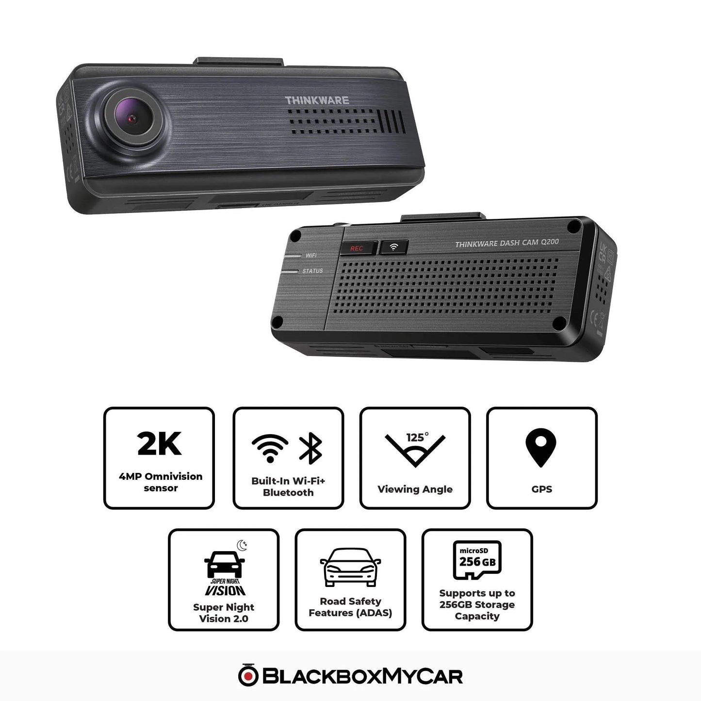 Thinkware Q200 1-Channel 2K QHD Dash Cam