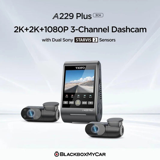 VIOFO A229 Plus 2K QHD 3-Channel Dash Cam