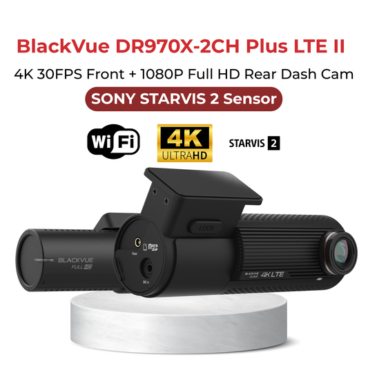 BlackVue DR970X-2CH LTE Plus II 4K UHD Cloud Dash Cam (NA Version)