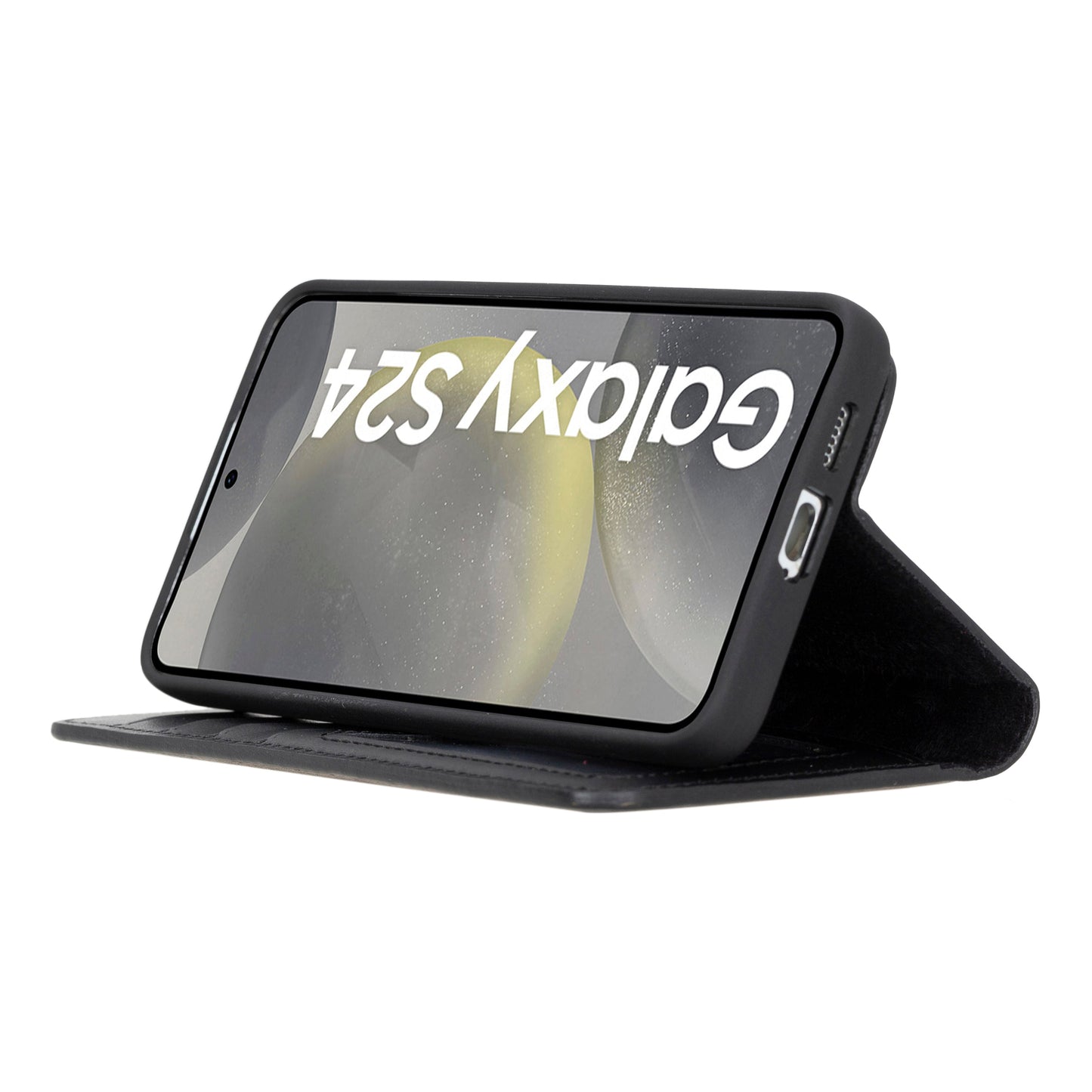 Magic Samsung Galaxy S24 Ultra Leather Detachable Wallet Case