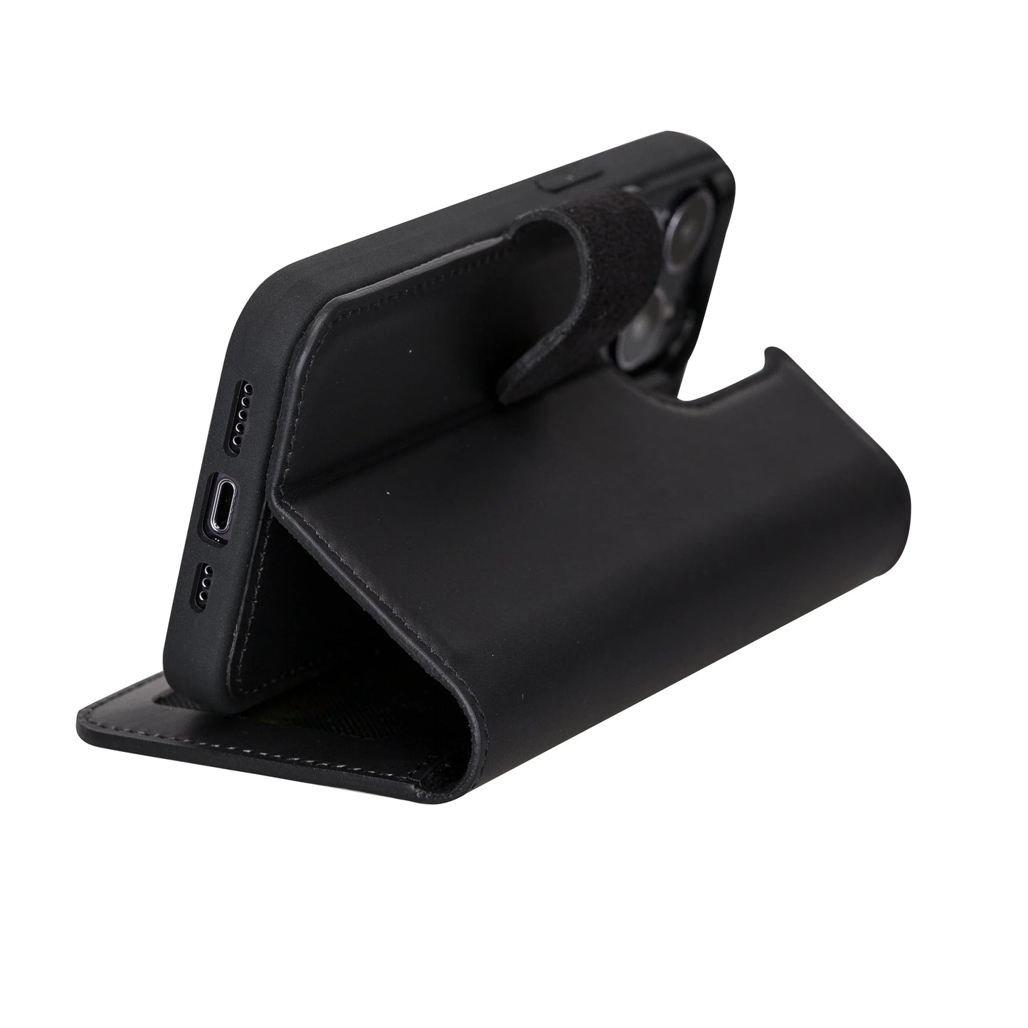 Liluri iPhone 13 Pro Detachable Leather Wallet Case