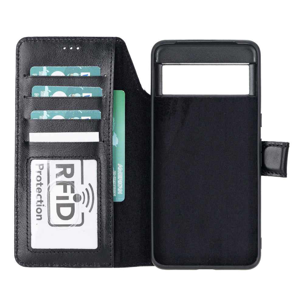 Magic Google Pixel 8 Detachable Leather Wallet Case