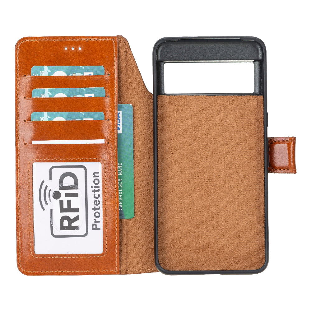 Magic Google Pixel 8 Detachable Leather Wallet Case