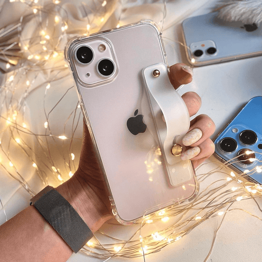 Wrist Strap Transparent iPhone Case