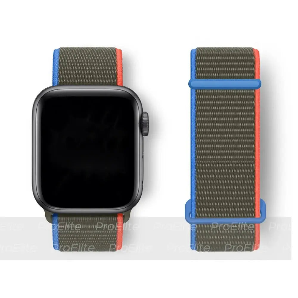 Band For Apple Watch bands Series 2 9 8 7 SE/6/5/4 Ultra 40MM 44MM 49MM Nylon Soft Breathable Strap