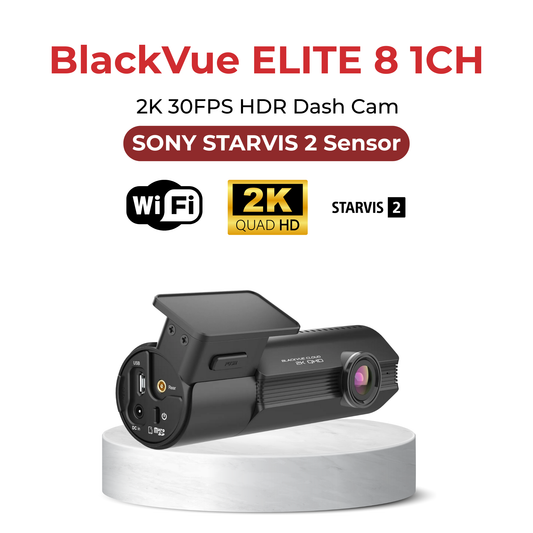 BlackVue Elite 8 1-Channel 2K HDR Cloud Dash Cam