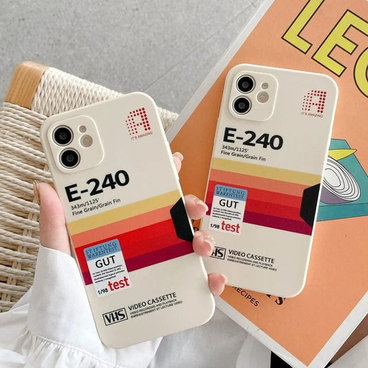 Retro Vibes VHS Label iPhone Case