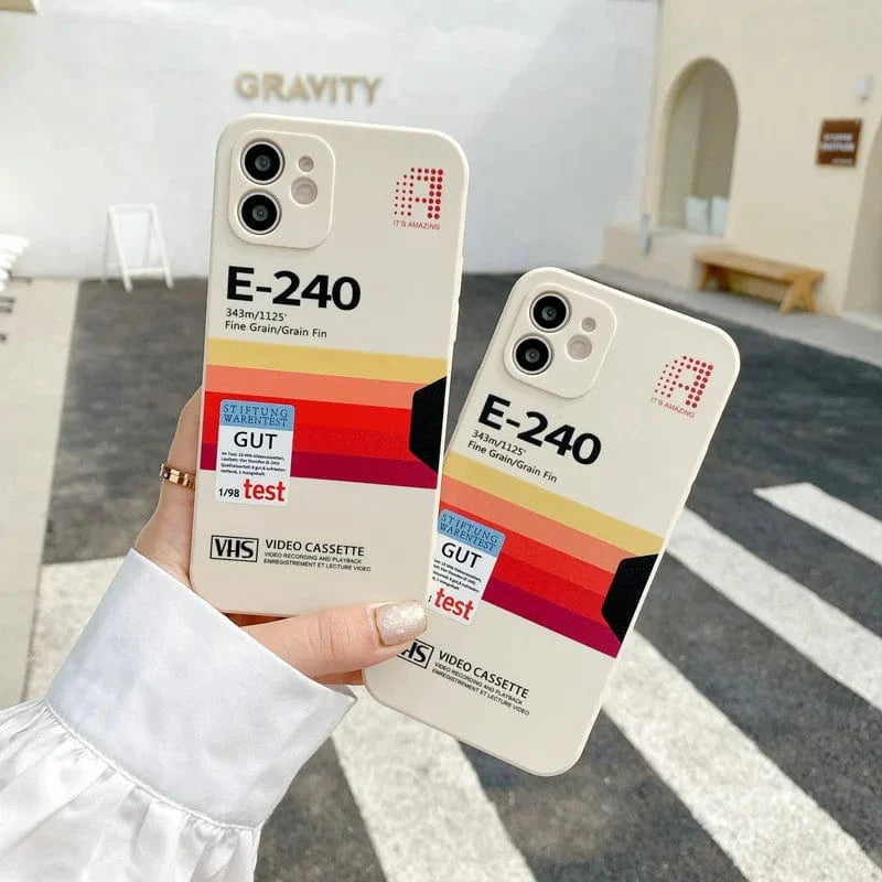 Retro Vibes VHS Label iPhone Case