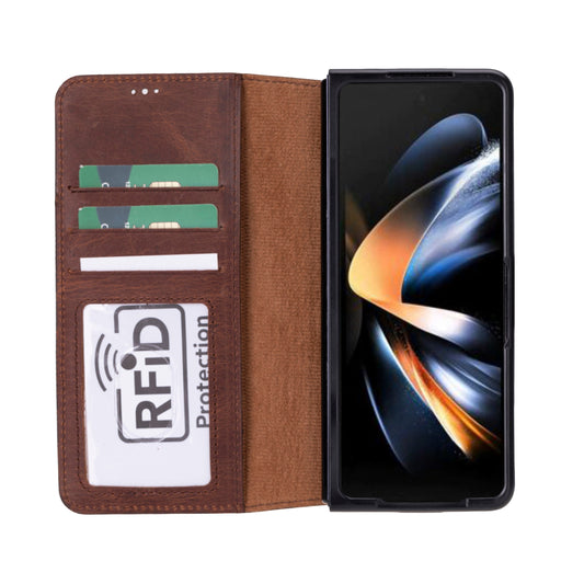 Wallet ID Leather Samsung Galaxy Z Fold 5 Folio Case