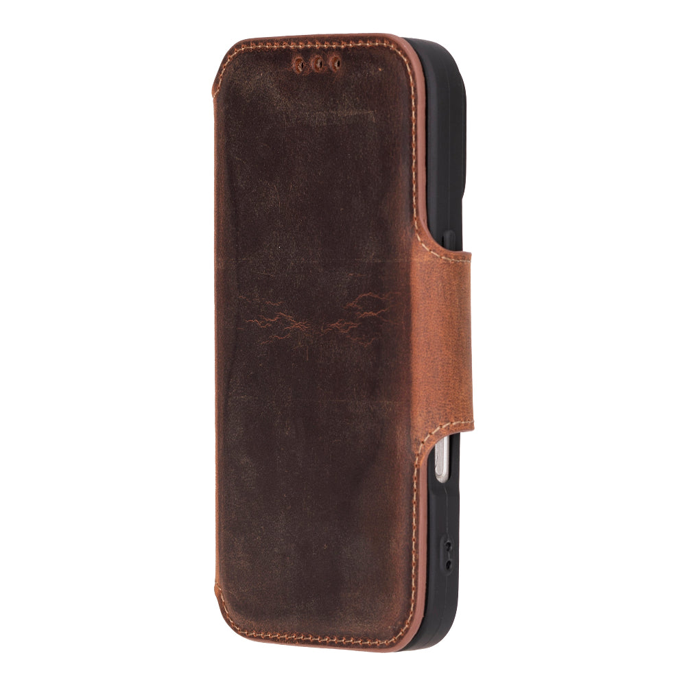 Firenze iPhone 16 Pro Max Leather Folio Case