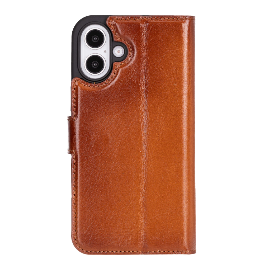 Magic iPhone 16 Plus Detachable Leather Wallet Case