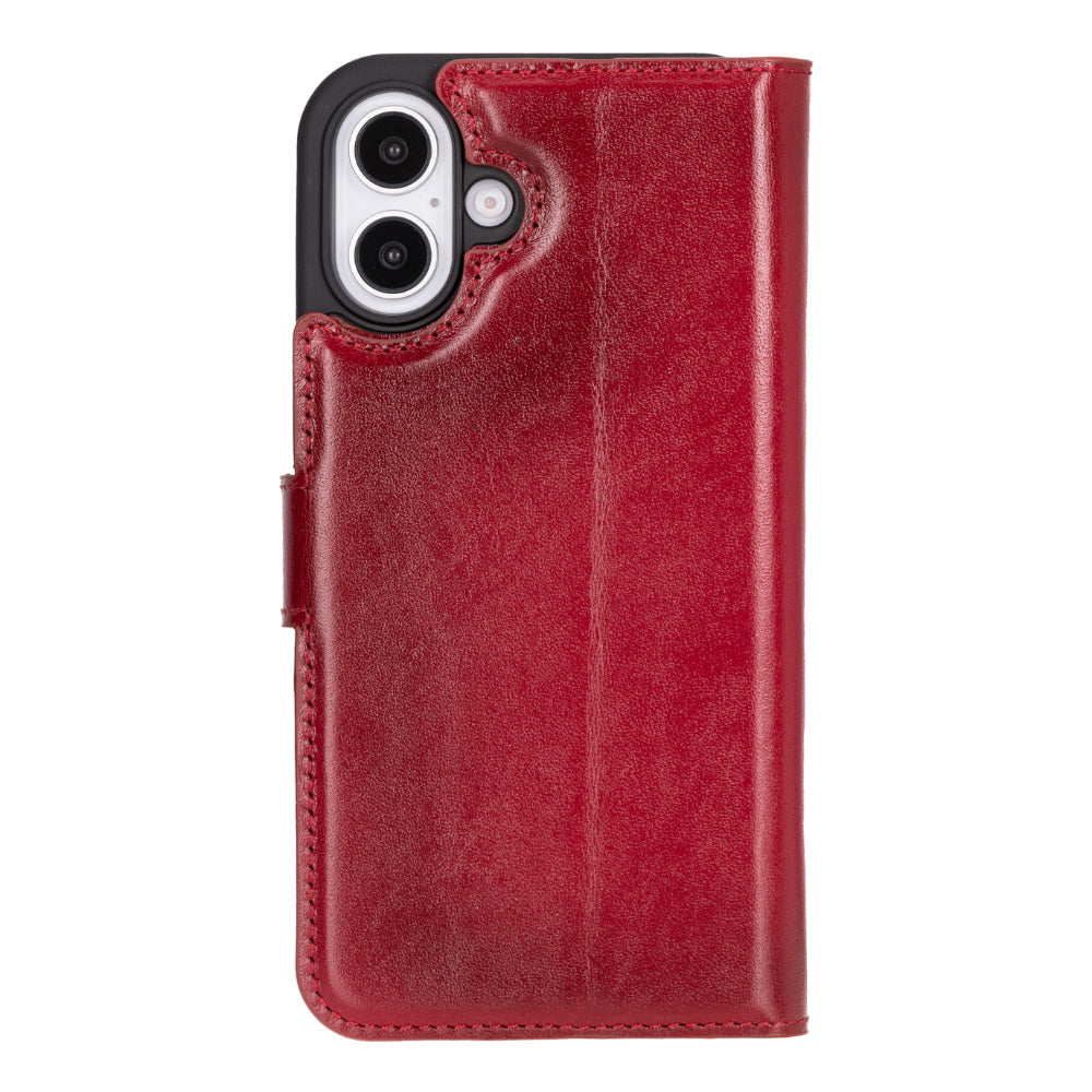 Magic iPhone 16 Plus Detachable Leather Wallet Case