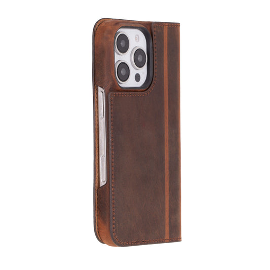 Sonat Leather iPhone 16 Pro Folio Case