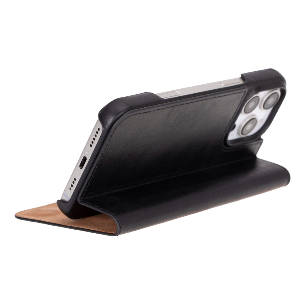 Sonat Leather iPhone 16 Pro Folio Case