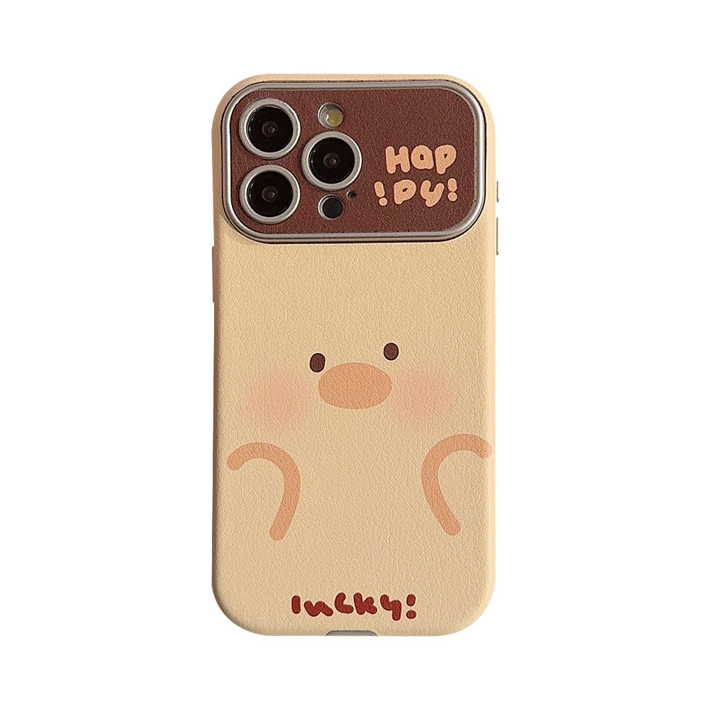 Applicable to Apple 15promax mobile phone case iphone16 super cute pig duckling 17 cortex 13 anti-drop 12