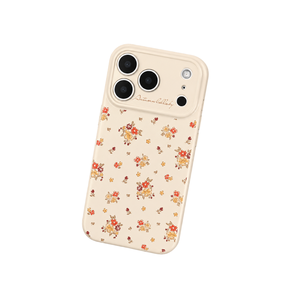 Korean Full Screen Flowers Pattern Soft Phone Case For iPhone