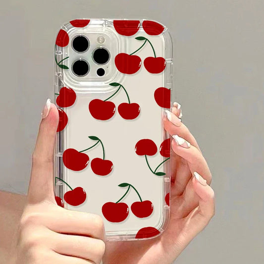 Transparent Fruit Soft Clear Phone Case
