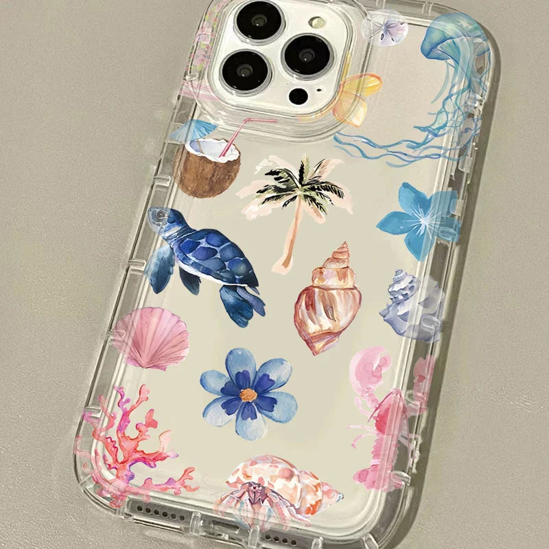 Blue Ocean Animals Phone Case