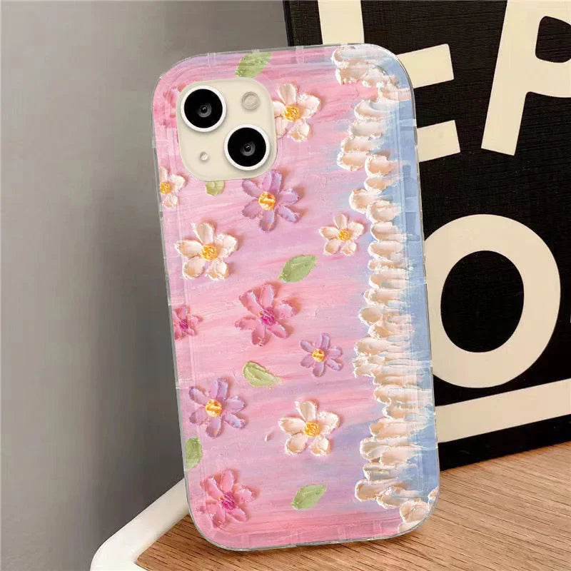 Soft Oil Painting Art Cover Silicone Phone Case