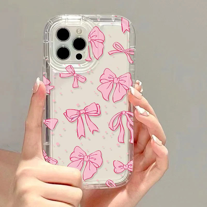 Soft Pink Bow Phone Case
