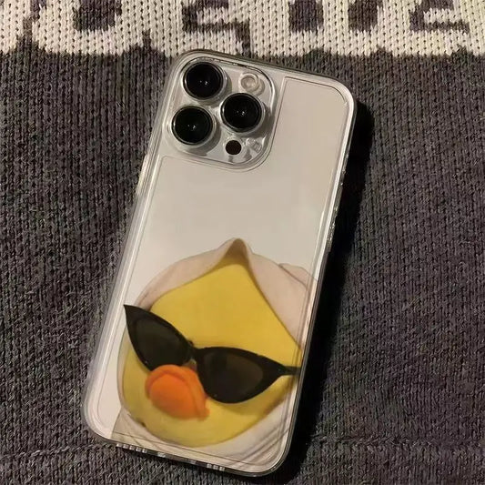 The Little Yellow Duck Wearing Sunglasses Phone Case