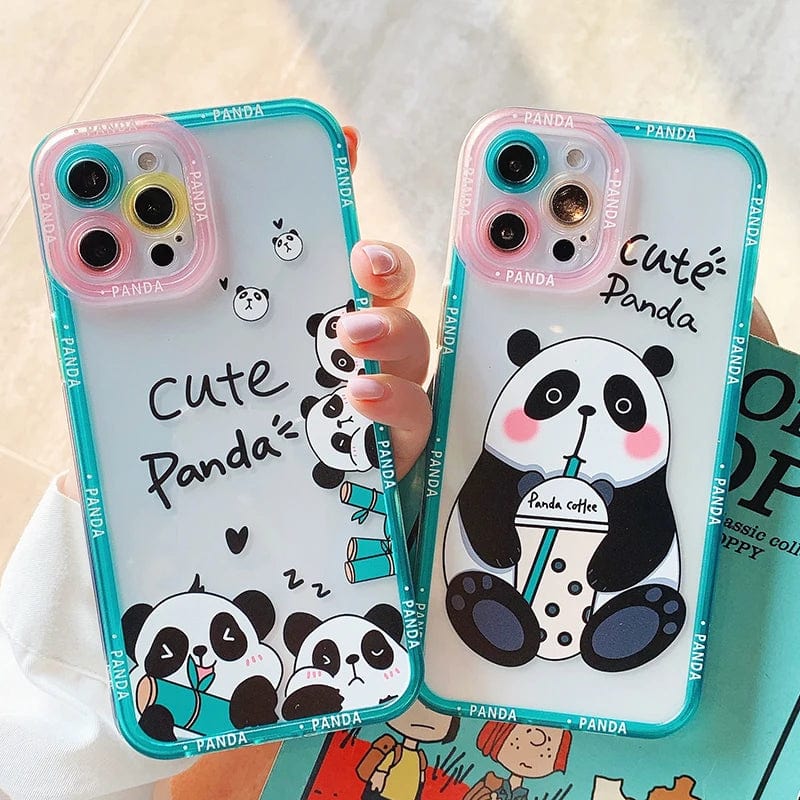 Cartoon Panda iPhone Case