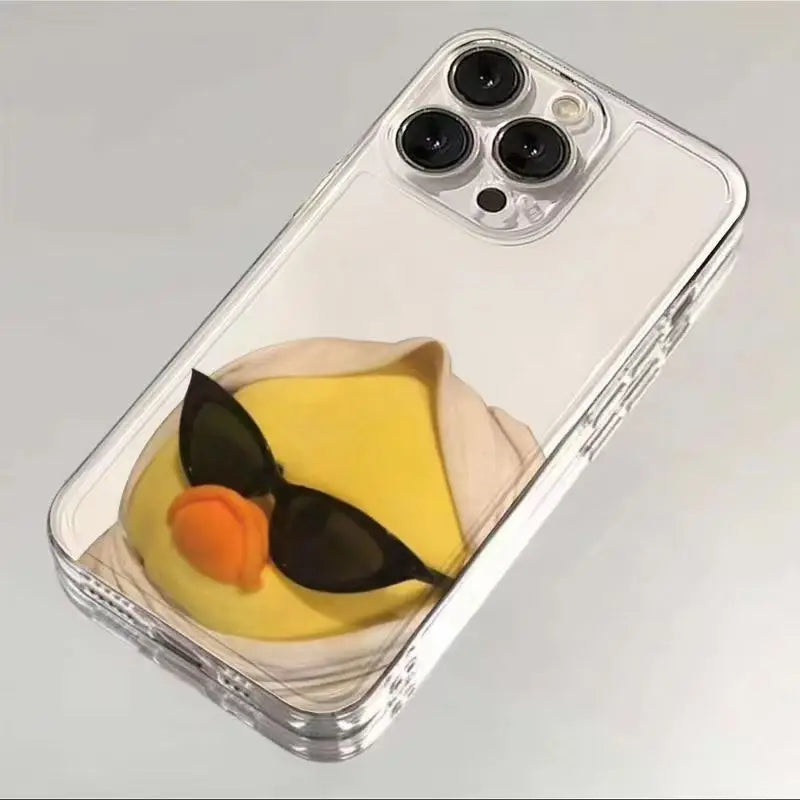 The Little Yellow Duck Wearing Sunglasses Phone Case