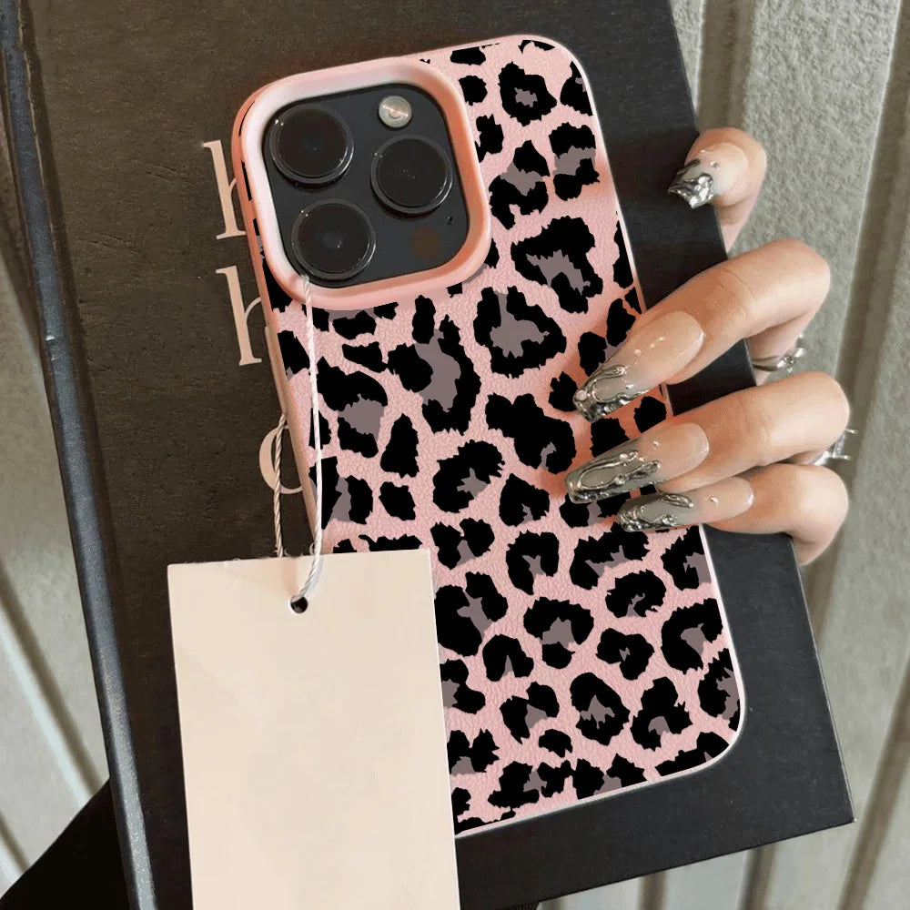 Star Soft Leather Silicone Phone Case