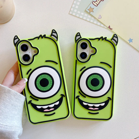3D Monsters Soft Silicone Phone Case
