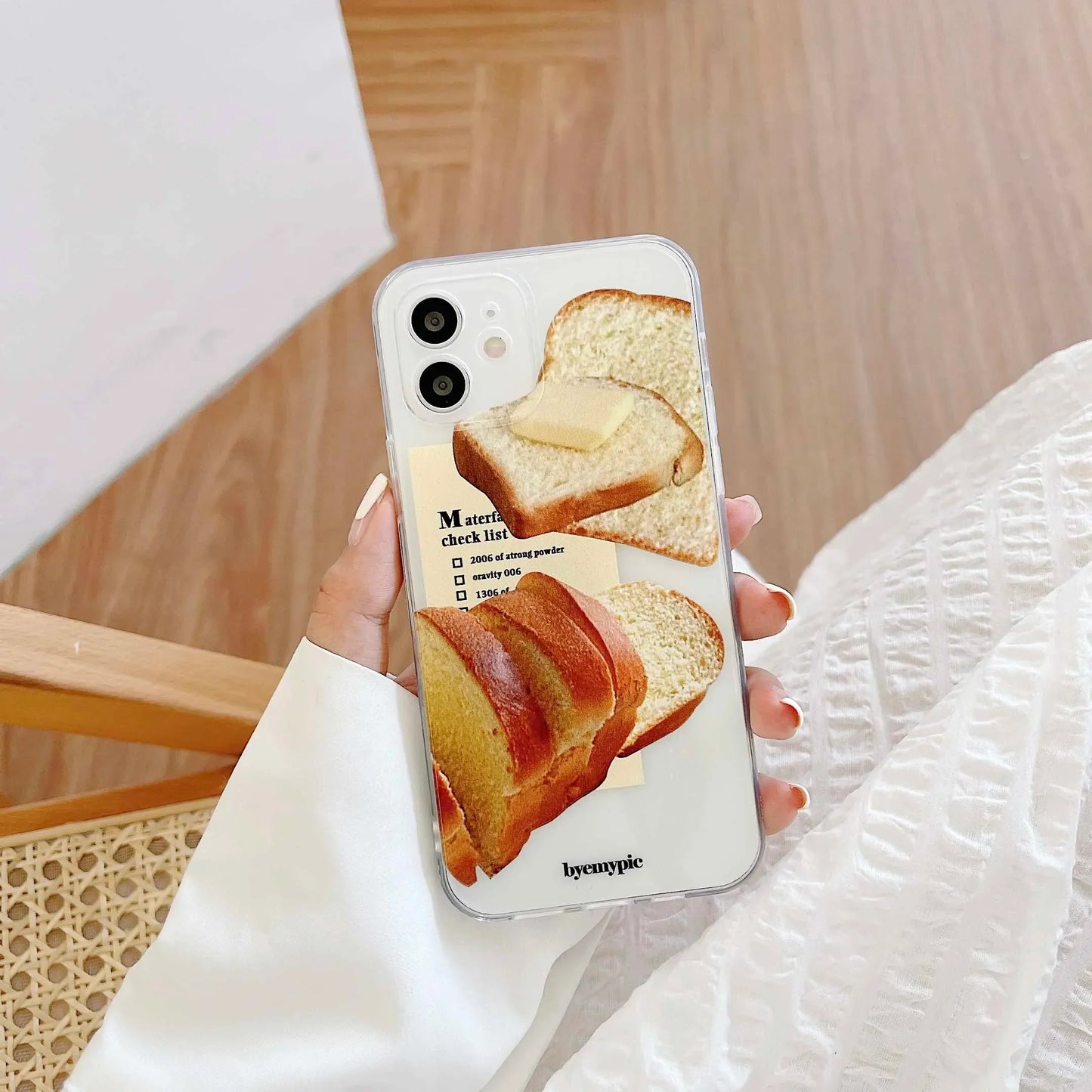 Bread Label Breakfast Phone Case