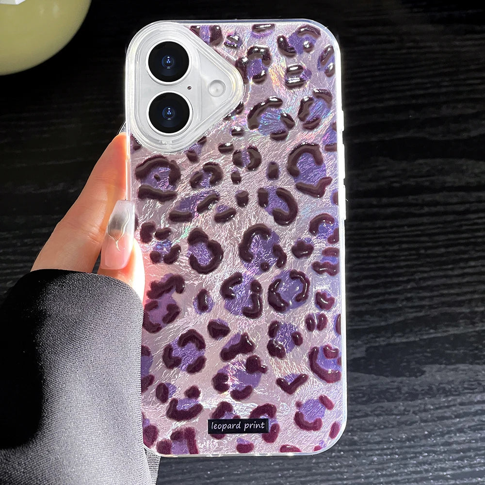 Pink Leopard Print Phone Case