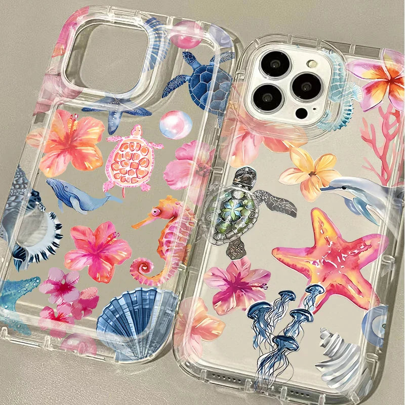Blue Ocean Animals Phone Case