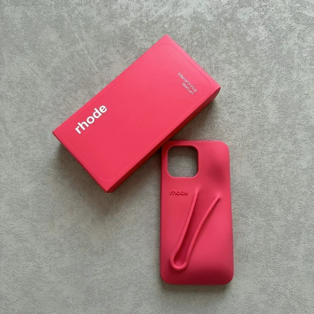 Rhode Luxury Lipstick Silicone Phone Case
