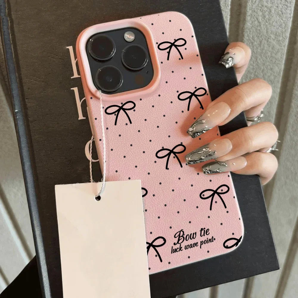 Star Soft Leather Silicone Phone Case