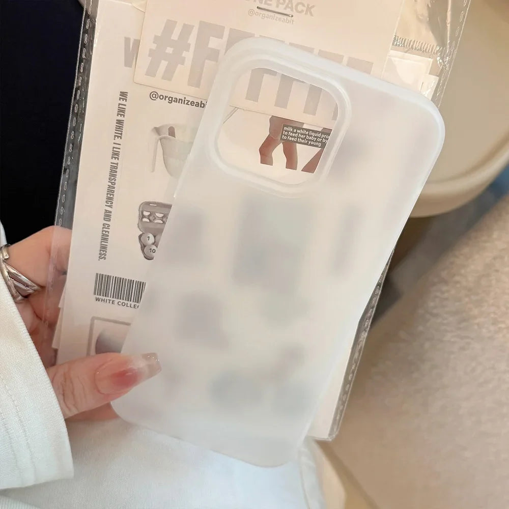 Soft Matte Candy Transparent Phone Case