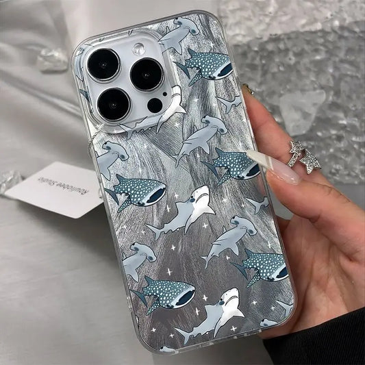 Seaside Sharks Pattern Phone Case