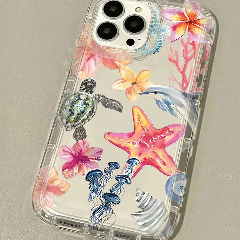 Blue Ocean Animals Phone Case