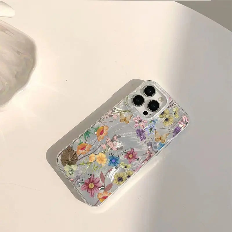 Purple Cute Cat Phone Case