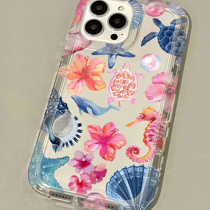 Blue Ocean Animals Phone Case